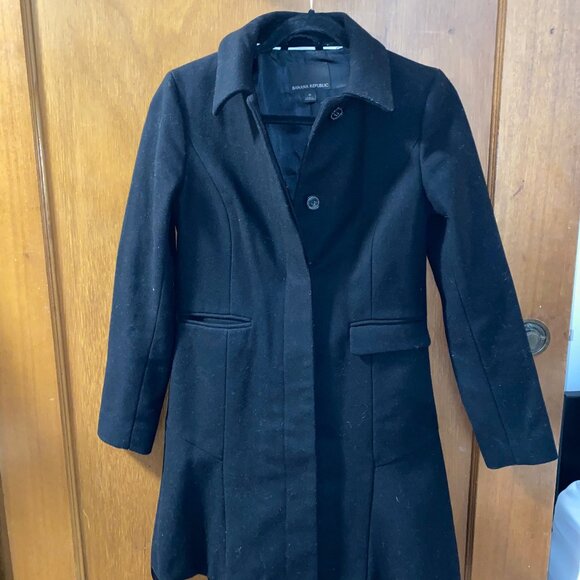 Banana Republic Jackets & Blazers - Black Coat